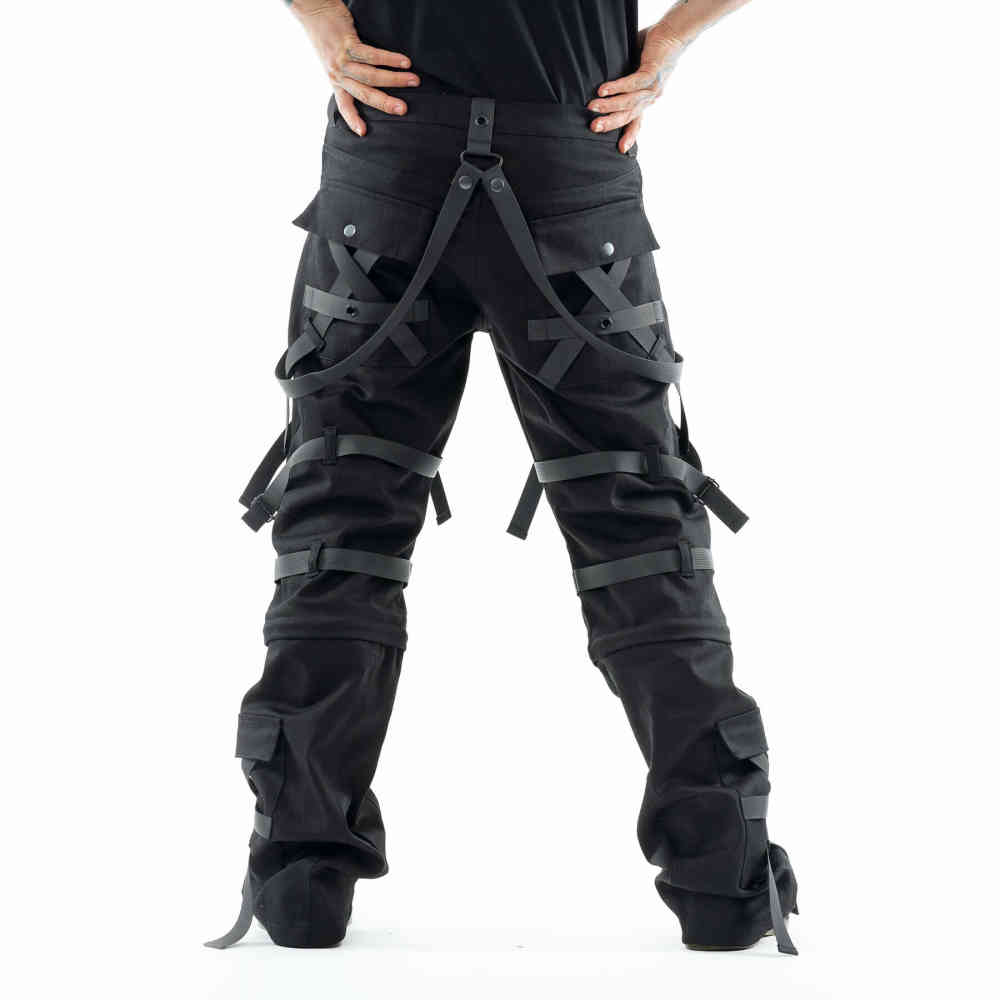 Chemical Black - Cairo Hose gerades bein - Schwarz